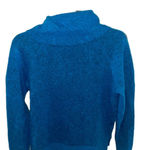Loft  Women’s Blue Cowl Neck Pullover Sweater Size XS Long Sleeve Cozy Knit Comfy Photo 7