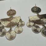 Sugarfix  Off White & Black Enamel Dangle Drop Pierced Earrings Photo 7