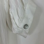 POL  | Cream Tunic Shirt Dress Buttoned Front NWT Womens Small Photo 2