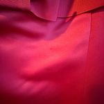 David's Bridal David’s Bridal Pink Satin Dress Size 14 Spaghetti Straps Bow Empire Waist A-Line Photo 2