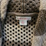 Xhilaration Olive Green /Ivory Crochet Cardigan Photo 3