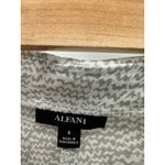 Alfani  Pants Women 4 Grey White Printed Pull On Raw Hem Stretch Photo 4