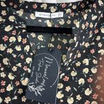 Staccato Floral Fall Sleeveless Tie Maxi Dress Women Size S Preppy Cottage Boho Photo 2