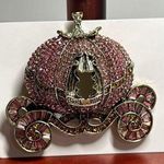 Princess Carriage Brooch / Scarf Pin #174 Blue Photo 0