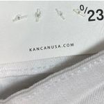 New KanCan Estilio Distressed Skinny Jeans Womens 0/23 White Ram Hem Stretch Photo 4