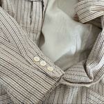 Esprit  Striped Seersucker Blazer Jacket Belt Lined  Womens Size Large VINTAGE Photo 7