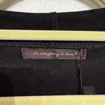 Anthropologie Do Everything In Love Black Faux Suede Vest Sz O/S NWT Photo 4