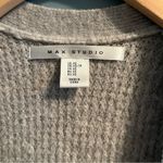 Max Studio  Merino Wool Blend Cardigan Vest Sweater Photo 1