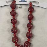 Urban Outfitters Pink Beaded Necklace Photo 0