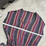 Rails Lucca Brava Stripe Mini Dress Smocked V-Neck Linen Blend Size M Photo 14