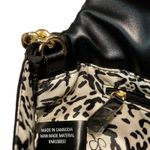 Jessica Simpson Elegant Quilted Black Shoulder Bag with Gold Chain Strap NWT Photo 12