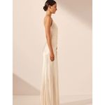 Shona joy  La Lune crossed draped maxi Cream dress Photo 4