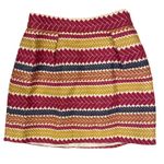 Anthropologie  Nomad by Morgan Carper Geo Design 100% cottonMini Skirt Size Large Photo 2