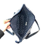 Vera Bradley  Retired‎ Nantucket Navy Get Carried Away Shoulder Tote Photo 4