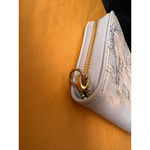 Disney  Store Pale Blue Wallet Mulan & Cherry Blossom Art Zip Closure no strap Photo 8