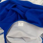 Eomenie Womens Tankini Swim Set Size M Blue Halter Top Retro Coastal Summer Size M Photo 4