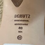 Schutz  Lizah Vinyl multicolor transparent clear strap women’s mule heels size 8B Photo 7