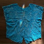 Primitive Vintage y2k 2000s butterfly crochet crop top  Photo 7