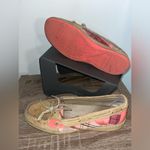 Sperry  Topsider Hardback Tan Leather Pink/Plaid Preppy Boat Shoes Women's 9.5M Photo 9