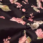 For Love & Lemons NWT -  Melrose Pleated Bra in Black Floral Photo 5