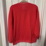 Aerie Women’s Pleated Oversized Sleeve Real Fleece Crew Sweatshirt Red Size XS Photo 3