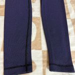 Lululemon  | Wunder Under Leggings Teeny Check Black Cerulean Blue |‎ Women's 6 Photo 10