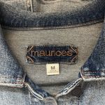Maurice's Medium Sandblast Wash Vintage Destructed Denim Jacket Photo 9