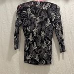 Newport News  Mesh Faux Wrap Top Photo 2