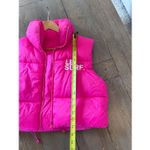 Le Surf Pink Puffer Vest Size Small Photo 7