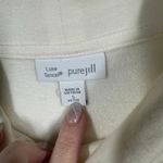 J.Jill Pure Jill Top Women S Turtleneck Pocket Tunic Ivory Lagenlook Tencel Photo 5