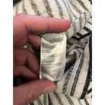 H&M Divided Hoodie Womens Medium Black White Striped Cropped Pullover Raglan Photo 6