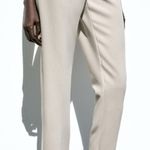 ZARA Cream Trousers with Classic Pleats Photo 2