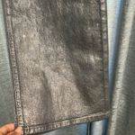 Wild Fable New 10 - High Rise Baggy Jeans Denim Wide Leg Silver Metallic Wash Photo 9