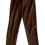 CW High Waist Velour Dress Pants Brown Size 4 Photo 0