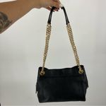 Michael Kors Jetset Black Leather Gold Chain Small shoulder Bag Photo 1