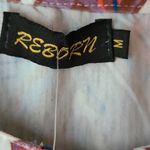 Reborn Bold Floral Tunic Mini Dress M Orange Size M Photo 7