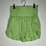 Free People Movement High Rise Running Shorts Lime Green SZ L Photo 0