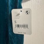 Free People 💙 NWT  Terese Turquoise Velvet Blouse Photo 2