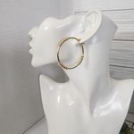 Gold Filled Hoop Earrings Bead Design Photo 6