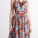 Anthropologie Vessel by Timo Dress 100% Silk Sleeveless Back Bow Accents Size S Photo 0