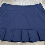 Tommy Bahama  Golf 15” Navy Blue Pocket Ruffle Golf Skirt Size XL Photo 2