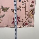 Vince Camuto Light Pink Floral Print Smock High Neck Blouse Photo 8