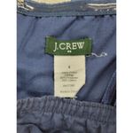 J.Crew Womens Strapless Dress Size 4 Navy Blue A-Line Textured Lined Back Zip Photo 1