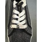 Bebe Womens Sport Dane Lace Up Fashion Sneakers, Black Glitter Size 7 Photo 3