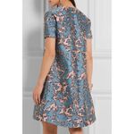 Balenciaga NWT. RUNWAY! $1745 printed Satin Dress FR 36 / US 4 blue Photo 8