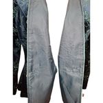 R & M Richards  Womens Size 6 Petite Velvet Suit Jacket Deep Teal Green Embellished Photo 6