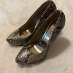 Eva and Zoe high heels size 7.5 Gold Photo 0