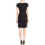 Rebecca Taylor  Peplum Sheath Dress - Black - 4 Photo 10