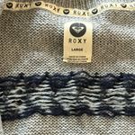 Roxy Women’s Aztec Knit Cardigan Sweater Large Acrylic Y2K Boho Vintage Surf Photo 2