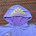 Disney AUTHENTIC  PARKS EXCLUSIVE PURPLE PRINCESS ZIP UP HOODIE Photo 3